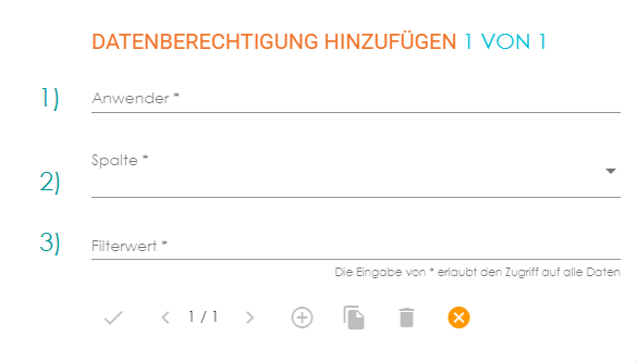 Anwenderberechtigung hinzufuegen
